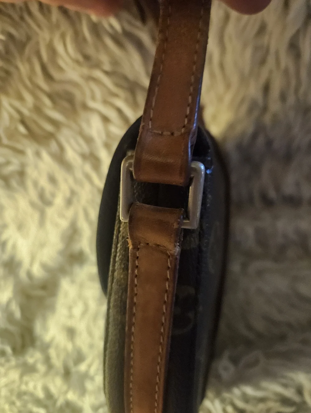 Louis Vuitton Mini Brown Monogram Canvas Chantilly Shoulder Bag - Picture 5 of 8